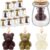 Pack of 18 Bear Scented Candles – Soy Wax Mason Jar Party Candles Bulk Gift for Guests, Baby Shower, Wedding, Gender Reveal and Party Decoration