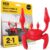 OTOTO Red Die Cooking Spoon Holder Crab – Cooking Spoon Silicone Shelf for the Stove – BPA-Free, Heat Resistant Grill & Kitchen Aid – Kitchen Utensils Holder & Red Spoon Holder with Non-Slip Design