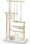 Gold Jewellery Organiser – 3 Bars Jewellery Stand, Jewellery Storage for Earrings, Bracelets, Necklaces, Perfume, Decorative Aesthetic Accessories for Dressing Table, Adjustable Angle and Height 37 cm (Max)