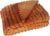 Cuddly Blanket Modern 3D Corduroy Look Design 150 x 200 cm High-Quality Fluffy Cuddly Blanket in Fur Look Sofa Blanket with Cuddly Fleece Back (Brown)