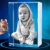 ArtPix 3D Crystal Photo – Personalised Gift for Women, Wife, Her, Him, Men, Husband, Grandma – Individual Glass Gift with Own Photo – 3D Laser Engraving – Wedding