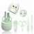 Baby Care Set With Baby Nail Scissors, For Fingernails And Toenails, With Nail Clippers, Nail Scissors, Nail File and Tweezers For Children And Newborns In Sweet Owl Gift Packaging (B)