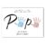 Handprint Children’s Baby Gift for Dad Template Personalised with Name Father’s Day (2 Handprints)