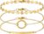 BONNYBIRD® BonnyMilano Premium Stainless Steel Bracelet Set for Women in Silver, Gold & Rose Gold, 100% Waterproof and Skin-friendly