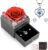 CSYY Eternal Rose, Gifts for Women Rose Beating Heart Necklace Earrings Handmade Preserved Roses Jewellery Gift Box Sister Wife on Mother’s Day