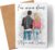 Kiddle-Design Couple Card Personalised Couple Valentine’s Day Anniversary for Him and Her Gift Partner Boyfriend Girlfriend Valentine’s Day Card