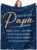 Papa Geburtstagsgeschenk – Kuscheldecke mit Spruch, Papa Geschenk