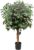 Artificial Plant Large Artificial Tree Ficus Benjamini Artificial Plant Tree with Real Wood Trunk Ideal for Interior Decoration Green
