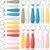 24 Silicone Motivational Key Rings for Colleagues Keyring Thank You for All Employees Gift Colleague Job Change Retirement Farewell Gift