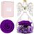 Miofula Eternal Rose Gifts for Mum, Infinity Roses Guardian Angel Gifts for Women, Glass Angel Figure Flowers Gift for Mum Mother Grandma Women Gift Christmas Birthday Anniversary Wedding Anniversary
