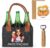 Gift for Women, High-Quality Felt Beer Bag for 6 Bottles with Bottle Opener & Greeting Card, Beer Lovers Birthday, Hen Party Gift – Ideal Beer Gift for Women, Friends, Colleagues