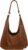 Caspar Large Women’s Vintage Suede Bag Velvet Soft Leather Shoulder Bag – Classic Line – Model No. 617 – Made in Italy