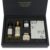 Wein-Präsentkörbe – Lussiero Geschenkbox – Golden Taste Journey – Geschenkset weiße Trüffelsauce, schwarze Trüffelsauce, Chili-Trüffelöl und schwarzes Trüffelöl, Geschenkkorb für Feinschmecker