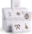 JOYIN 36 Pieces Christmas Cookie Boxes, White Treat Boxes with Window, 4 x 4 x 2.5 inches, Bakery Gift Wrapping for Christmas, Holiday, Party, Favor, Pastry, Cupcakes, Cookies