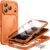 JETech iPhone 17 Pro Max Case 360° Protection Orange