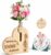 Gifts for Mum, Grandma, Heart Vase, Mother’s Day Gift with 3D Greeting Card, Birthday Gift, Girlfriend Gifts for Women