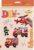 Hama 3441 Firefighters Hanging Box, Small Gift Pack, Fire Brigade Iron-On Beads, Midi, Approx. 2000 Pieces, Including Pin Plates and Accessories, Colourful, One Size