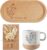 Ysound Thank You Gifts for Women Wooden Tray Ceramic Cup and Greeting Cards Made of Dried Flowers, Thank You for Everything Gift for Mum Girlfriend Colleague Teacher Birthday Farewell Thank You