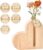 Mother’s Day Gift for Mum, Wooden Heart Vase, Mother’s Day Gift for Mum Grandma