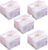 Gift Boxes with Ribbons, Pack of 50 Candy Gift Boxes, Candy Gift Box, Small, Candy Box Wedding, Candy Box for Party, Wedding, Christmas, Halloween, Birthdays (Pink)