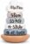 Stacking Tower Nougat – Personalised I Gift for Birth I Baby Wooden Toy I Personalised Gifts Baby I Label I Stacking Game with Name & Birth Data (Blau)