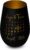 Glass Lantern „Calendar“ Personalised – Elegant Gift with Engraving – for Him and Her – Anniversary Engagement Wedding Anniversary Gift – Black/Gold