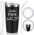 Livole Dad Gift, Best Dad in the World, Father’s Day Mug, Gifts for Father’s Day, Christmas, 600 ml Stainless Steel Thermal Mug