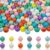 300 Wooden Beads Colourful Round 14 mm 12 Colours for Threading (with