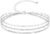 FIOROYAL Women’s 925 Silver Bracelets, Filigree 3-Row Layering Chain, Silver Bracelet with Cubic Zirconia, Adjustable, Trendy Jewellery for Women and Girls