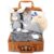 Baby Gifts for Birth, Newborn Gift Basket Boy, 7 in 1 Baby Gift Set Birth with Baby Blankets, Socks, Gift Boxes Baskets, Baby Triangular Scarf, Plush Toys, Greeting Cards, Birth Cards