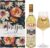 Herz & Heim Lillet Gift Set Personalised Gift Idea for Wife with Vintage Flower Motif, Gift for Women, Gifts Best Friend (Lillet Blanc)