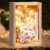 Wedding Gifts for Newlyweds, Money Gift Wedding, Includes Wooden Box, Dried Flowers, LED Fairy Lights, Test Tube, Wedding Card, Just Married Gift Wedding