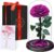 Premium Eternal Rose in Glass with Gift Box, Real Preserved Flower Handmade for 5 Years, Unique Gift for Wife, Mum as a Token of Love for Valentine’s Day, Mother’s Day, Christmas, Purple
