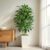 Dracaena Artificial Plant 150 cm with White Planter, Artificial Palm Tree Large Like Real with 105 Leaves, Artificial Tree for Indoor Decoration, Living Room, Bedroom, Office, Garden, Home