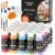 Shuttle Art 25 Vintage Acrylic Paint Set (60 ml Each) with Brush Set and 1