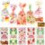 Christmas Cellophane Bags, Pack of 100 Candy Bags, Tear-Resistant Biscuit Bags, Cellophane Bags with Twist, Sturdy Small Plastic Bags for Sweets, Biscuits, Sweets, Halloween Decoration Party
