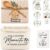 Housewarming Gift Set with Bread Basket, Kitchen Towel & Wooden