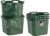 Harvest Basket, 25 Litres, Set of 5, Garden Basket, Green, Food-Safe, Fruit
