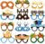 12 Stück Oktoberfest Deko Set, Oktoberfestbrille Party Fotobox Requisiten, Oktoberfest Accessoires Bayrische Deko, Bayrische Schmuck für Bierfest Wiesn Mottoparty Damen Herren Gruppenfotos