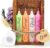 Candle Gift Set for Women with 4 Wishing Candles, Wooden Box and Heart