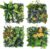 Artificial Plants Wall 25 x 25 cm, Artificial Plant Flower Living Wall