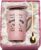 Gifts for Women, Birthday Gift for Women Cup 400ml, Gift Girlfriend Gift Women Birthday Pink Marble Coffee Mug, Gold Print, Lid, Spoon (Great)