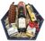 Wurst-Präsentkörbe – Schwarzwald Art Adler Geschenkkorb „Brotzeit Rotwein“ 6er Set
