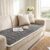 Thick Soft Sofa Cover Washable, Non-Slip Furniture Protector for 2 3 4 Seater Versatile Sofa Blanket for Dogs Cats Children, Universal Sofa Throw for Living Room, Grey 70 x 150 cm, 1 Piece