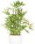 365 Blooming Decor Künstliche Bambuspflanze 45 cm Hoch – Luxus Kunstbambus im Weißen Blumentopf für Zuhause, Büro, Küche, Tischdeko, Indoor Zimmerpflanze, Glücksbambus