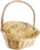 Kobolo Gift Basket Made of Willow with Wood Wool – 34 x 28 x 36 cm – Beige – Decorative Gift Basket for Self-Filling – Braided Handle Basket for Christmas, Easter, Birthday, Wine & Company Presents