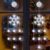 Tacobey LED Christmas Lights Window, Pack of 2, Snowflake Illuminated