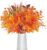 SHEPIN 8 Bundles Artificial Autumn Flowers Autumn Decoration Autumn Bouquet Artificial Eucalyptus, Autumn Branches Maple Leaves Artificial Flower Decoration, Autumn Decoration for Indoor Outdoor Table Balcony Box Flower Box