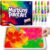 Water Marbling Paint Set for Kids – Metallic Gold, Silver & Rose Gold, Water Painting Craft Kit for Girls & Boys, Creative Art and Craft Gift from 6-12 Years