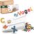 Letters Learning WOODEVA Montessori Alphabet Wooden Game – ABC Game – Learning to Read Learn to Write Preschool 1st Grade Educational Toy for Kids Ages 3 4 5 6 Years Old